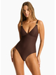 Sea Level Luminara Longline Tie Back One Piece - Cocoa