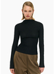 Staple the Label Drew High Neck Top - Black