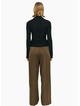 Staple the Label Drew High Neck Top - Black