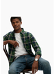 Superdry L/S Cotton Lumberjack Shirt Peyton Check Navy